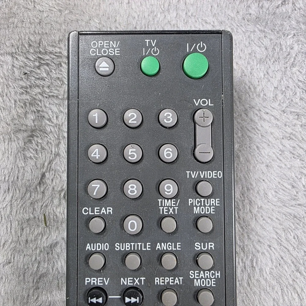 Sony RMT-D152A DVD Player Remote Control Black Replacement Controller